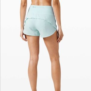 Lululemon Speed Up Shorts 4” Blue Glow